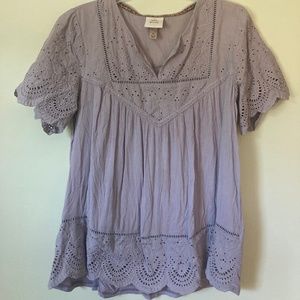 Lavender Lace Blouse